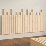 vidaXL Tête de lit murale 159 5x3x80 cm Bois massif de pin