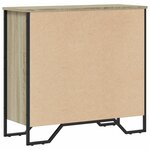 vidaXL Bibliothèque chêne sonoma 80x31x74 5 cm bois d'ingénierie