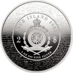 Pièce de monnaie en Argent 2 Dollars g 31.1 (1 oz) Millésime 2025 ISAAC NEWTON (PRÉCOMMANDE)