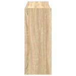 vidaXL Étagère à chaussures chêne sonoma 80x25x62 cm bois d'ingénierie