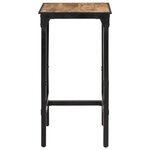 vidaXL Table de bar 60x55x107 cm bois de manguier massif brut