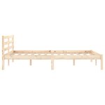 vidaXL Cadre de lit sans matelas bois de pin massif 120x200 cm