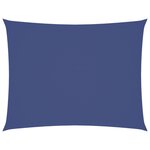 vidaXL Voile de parasol tissu oxford rectangulaire 3x4 5 m bleu
