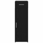 vidaXL Buffet Chêne noir 30 x 42 5 x 93 cm Bois d'ingénierie