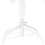 vidaXL Arbre de Noël artificiel pré-éclairé et boules blanc 180 cm PVC