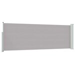vidaXL Auvent latéral rétractable de patio 100x300 cm Gris