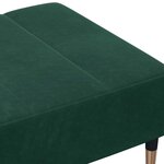 vidaXL Repose-pied vert foncé 77x55x31 cm velours
