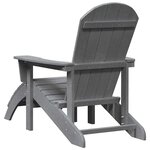vidaXL Mobilier de jardin lounge 2 Pièces Gris clair 74 x 82 x 90 cm