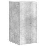 vidaXL Ensemble de meuble TV mural 4 Pièces Gris béton Bois d'ingénierie