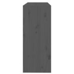 vidaXL Bibliothèque/Séparateur de pièce Gris 80x30x71 5 cm Pin massif