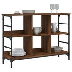 vidaXL Buffet chêne marron 102x32x73 5 cm bois d'ingénierie