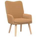 vidaXL fauteuil Beige 63 x 67 x 94 cm Polyester et contreplaqué