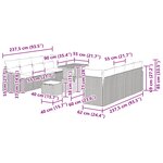 vidaXL Ensemble de canapé de jardin avec coussin 11 Pièces Noir polyrotin