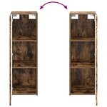 vidaXL Cabinet de Salle de Bain Mural Chêne fumé 33 x 34 5 x 60 cm