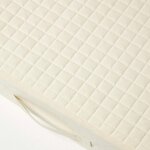 Coussin d'assise déhoussable en coton  Beige - HOMESCAPES