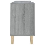 vidaXL Meuble TV Sonoma gris 150x30x50 cm Bois d'ingénierie