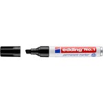 Marqueur Permanent no. 1 Noir Pointe Biseautée 1-5 mm EDDING
