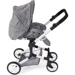 Bayer Chic 2000 587-76 - Poussette de poupée combinée JARA jean gris