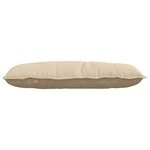 vidaXL Coussin de Dos Crème 100 x 50 cm Tissu en microfibre