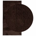 vidaXL Tapis de surface HUARTE Marron 110 x 60 cm Polyester