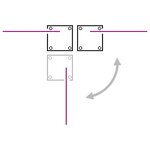 vidaXL Auvent latéral rétractable Crème 100 x 600 cm