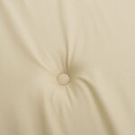vidaXL Coussins de chaise jardin lot de 4 beige 50x50x4cm tissu oxford