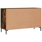 vidaXL Buffet chêne fumé 100x36x60 cm bois d'ingénierie