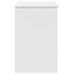 vidaXL Bureau avec tiroir Blanc 90 x 49 x 75 cm Bois d'ingénierie