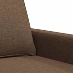 vidaXL Canapé à 3 places Marron 180 cm Tissu