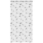 vidaXL Store enrouleur de douche avec cassette largeur du tissu 136 cm