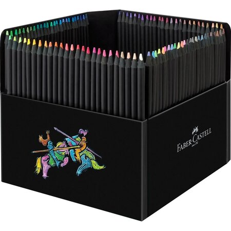 Crayons de couleur Black Edition  étui en carton de 100 FABER-CASTELL