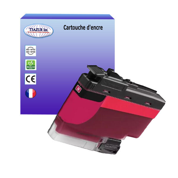 T3azur- cartouche compatible avec brother lc422 pour brother mfc-j5340dw  j5345dw  j5740dw  j6540dw  j6940dw magenta