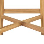 vidaXL Ensemble à manger d'extérieur 5 Pièces Bois d'acacia solide