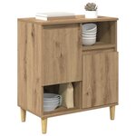 vidaXL Buffet chêne artisanal 35 x 60 x 70 cm Bois d'ingénierie