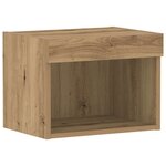 vidaXL Meuble TV Chêne artisanal 40 x 30 x 30 cm Bois d'ingénierie