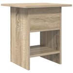 vidaXL Table de chevet avec tiroir 2 Pièces Chêne Sonoma 41 x 40 x 45 cm