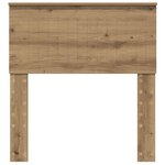 vidaXL Tête de lit Chêne artisanal 80 cm Bois d'ingénierie