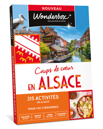 Coffret cadeau - WONDERBOX - Coups de cœur en Alsace