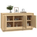 vidaXL Buffet chêne sonoma 102x35x55 cm bois d'ingénierie