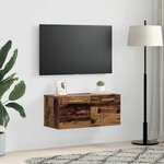 vidaXL Meuble mural Bois ancien 80 x 36.5 x 35 cm Bois d'ingénierie