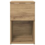 vidaXL Armoire de lit Chêne artisanal 29 x 31 5 x 49 cm