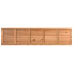 vidaXL Dessus de bureau marron clair bois chêne massif rectangulaire