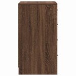 vidaXL Buffet Chêne marron 40 x 41 x 75 cm Bois d'ingénierie