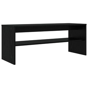 vidaXL Meuble TV Chêne noir 100 x 35 x 40 cm Bois d'ingénierie