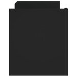 vidaXL Meuble TV Noir 100x35x40 cm Bois d'ingénierie