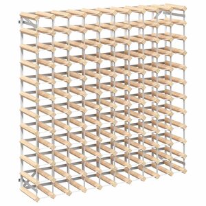 vidaXL Casier à bouteilles 120 bouteilles Pinède solide