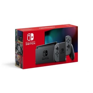 Console Nintendo Switch avec une paire de Joy-Con grises