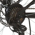 Vidaxl vélo de montagne 21 vitesses roues de 26 pouces 46 cm noir