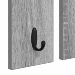 vidaXL Porte-manteau mural avec étagère Sonoma gris 85 x 10 x 45 cm