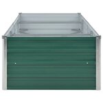 vidaXL Lit surélevé de jardin Acier galvanisé 240x80x45 cm Vert
